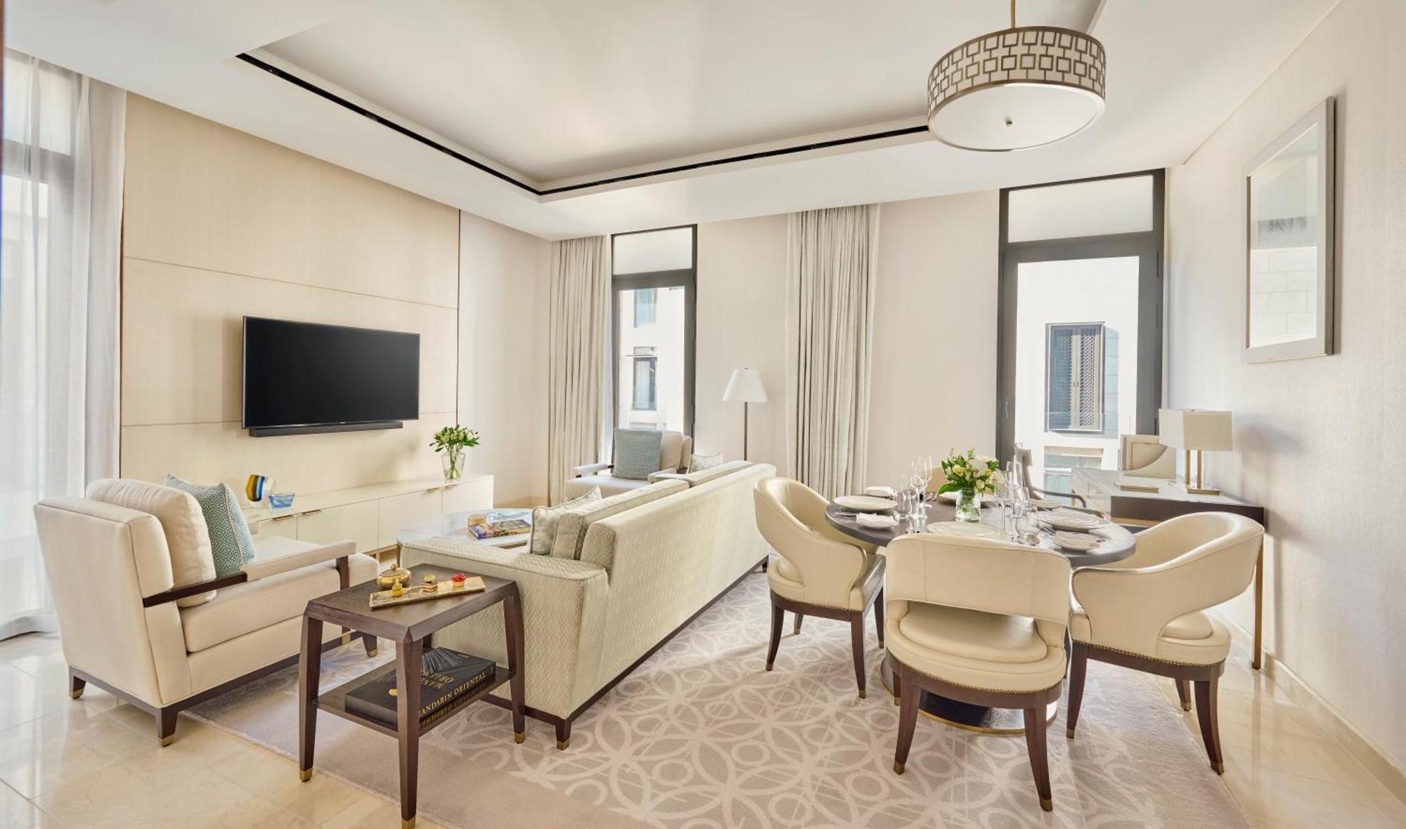 Отель Mandarin Oriental, Доха Экстерьер фото A suite at the hotel